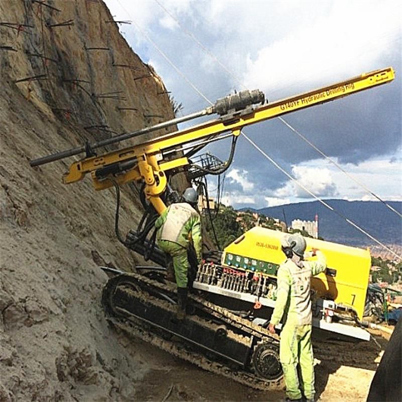 Hydraulic Anchor Drilling Rig for Slope Protection Stabilization