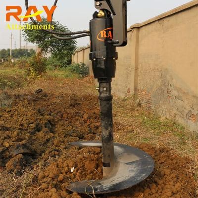 Hydraulic Ray Earth Auger for Hole Digging Machine Earth Auger Drill