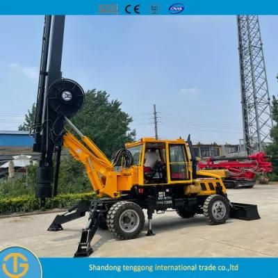 Micro Piling Machine Bored Tractor Portable Drilling Rig for Sale Dl-180 Model