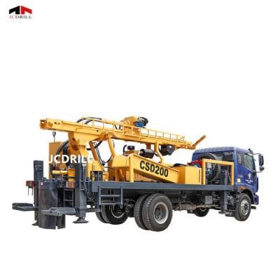 (CSD200) Hydraulic Truck Mounted Water Well Drilling Rig in Sourth America