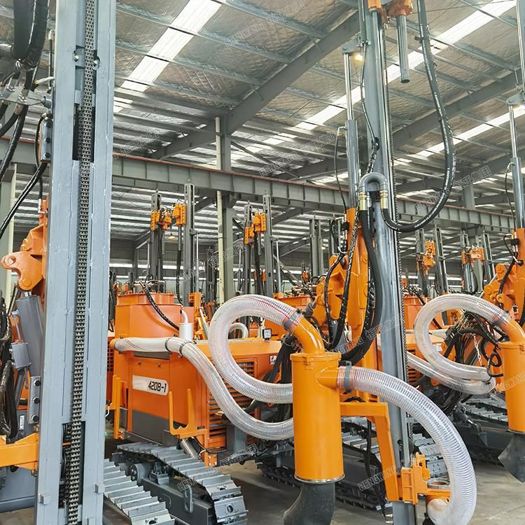 Drill Depth 30m Air Compressor Integrated Pneumatic Impactor Automatic DTH Drilling Rig Powerful Rotation Surface Drill Rig