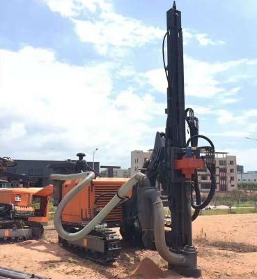 Pneumatic DTH Crawler Mine Blasting Hole Drilling Machine Rig for Construction