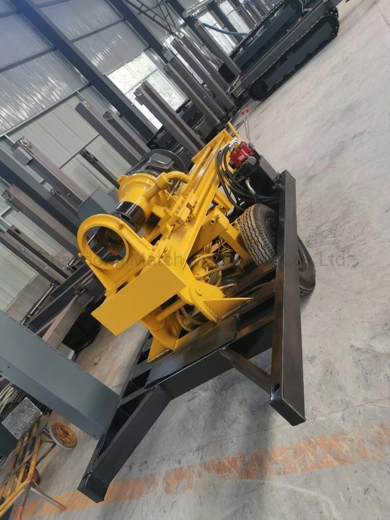 Kqz-200d Pneumatic Water Well Drilling Rig Pneumatic Down-The-Hole Drilling Rig