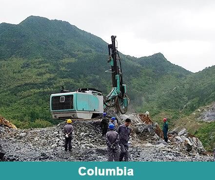 Leading Comfort Hfga-44 DTH Surface Blast Hole Drill Rig