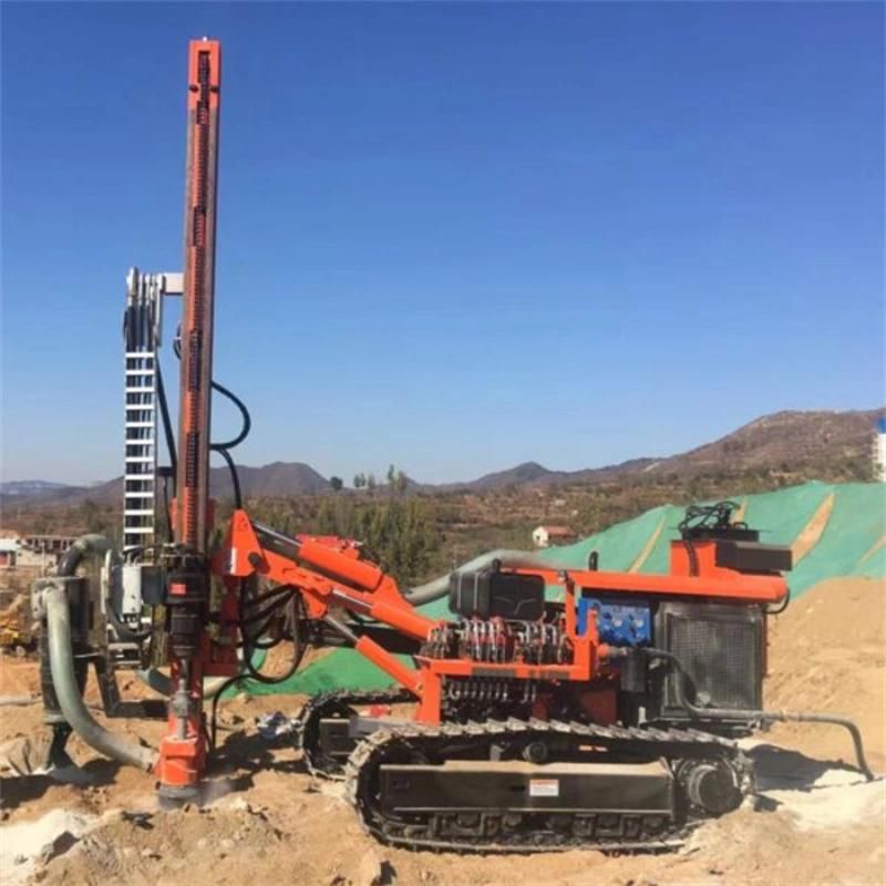 Portable Ground Air Hydraulic Crawler Mining Borehole Drilling Rig Machine