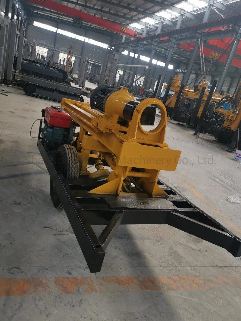 Kqz-200d Pneumatic Borehole Driilling Machine Water Well Drilling Rig