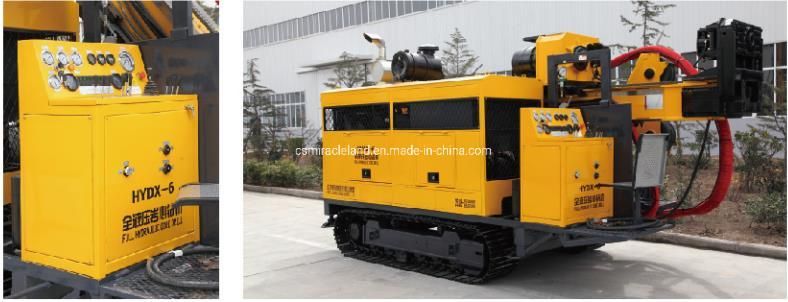 Full Hydraulic Top Drive Mining Sample Investigation Core Drill Rig (HYDX-6)