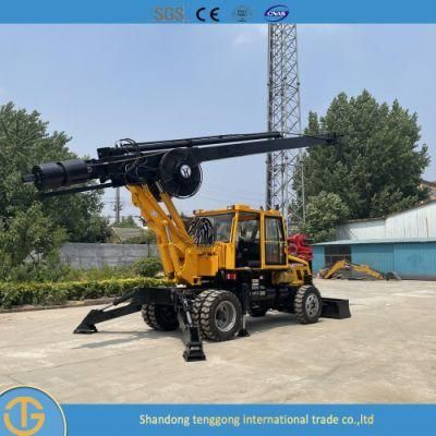 Small Pile Hammer Construction Driver Drilling Rig Machine for Sale Dl-180 Model