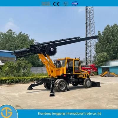 Dl-180 20m Crawler Mounted Hydraulic Piling Rig Machine