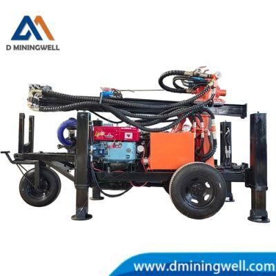 MW130 Water Well Drilling Rig Wheel Hydraulic Drilling Rig for Water Well