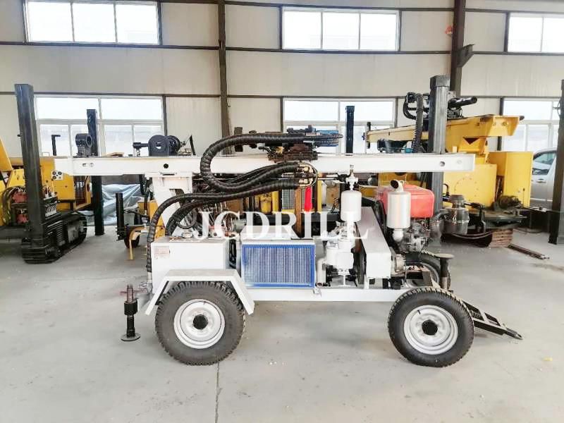 Water Well Drill Rig Trailer Mounted Versatile Drilling Machine for Water Well