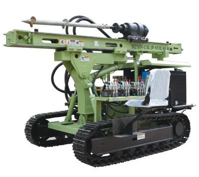 Solar Ground Screw Drilling Machine Solar Screw Pile Driver Mz130y-2 Drilling and Ramming Hammer Pile