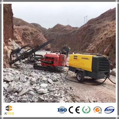 High Speed Crawler DTH Rock Blasting Drilling Rig Machine with Atlas Copco Equipment