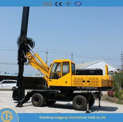 Wheel Cylinder Head Hydraulic System Auger Boring Oil Surface Hydraulic Drill Rig