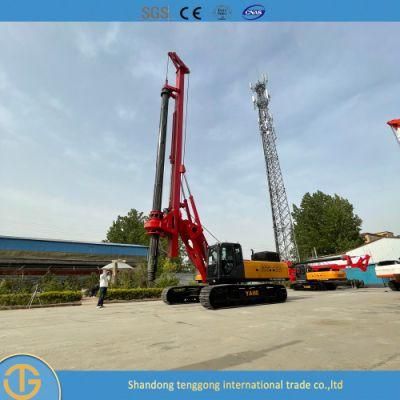 50m Dr-180 Construction Hydraulic Auger Bored Pile Driver Drilling Rig for Sale