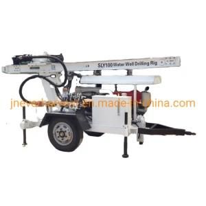 High Efficiency Portable Borehole Water Well Drilling Rig Sly100 Price