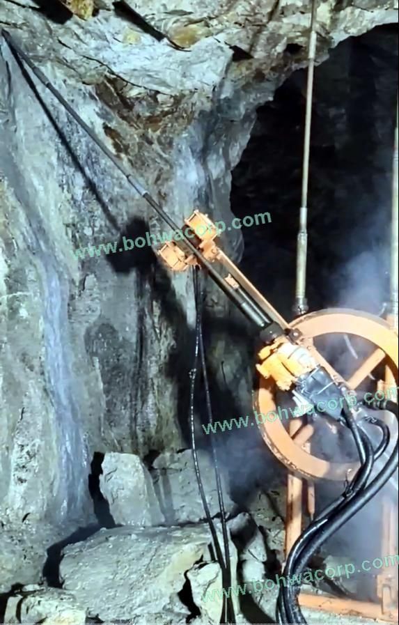 Tunnel Top Hammer Fan Holes Drilling Rig