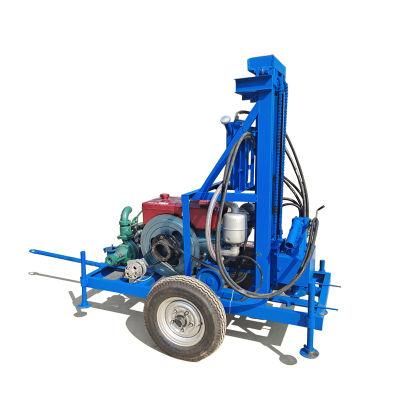 Diesel 130m-150m Water Rig Machine Portable Rigs Well Drilling with Good Price