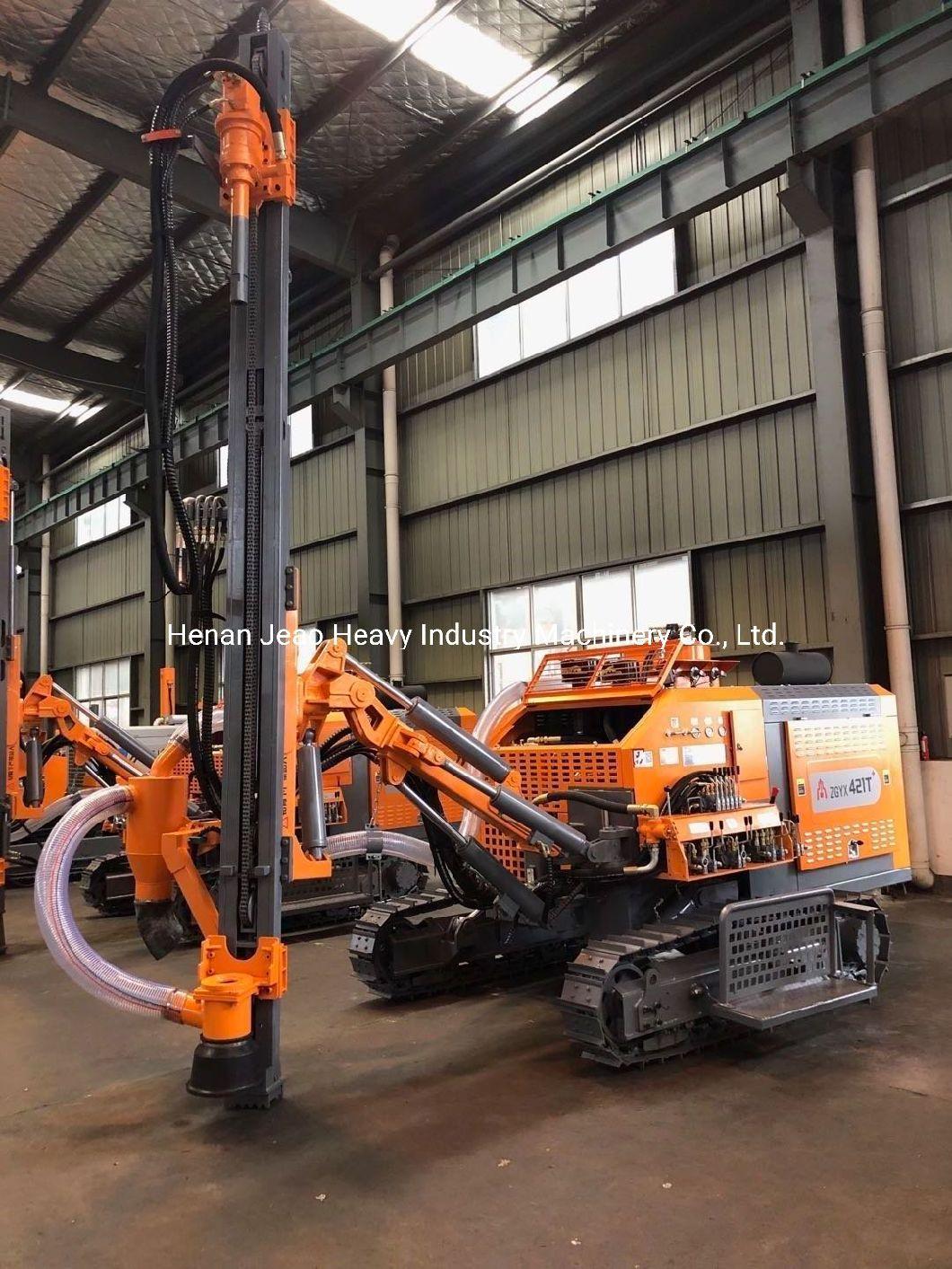 Pneumatic Crawler Integrated Open-Air Monolithic Drilling Rig