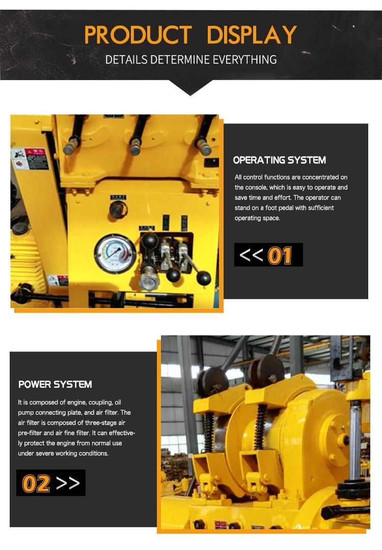 200 Meters Hydraulic Core Drilling Rigs Water Drilling Machine