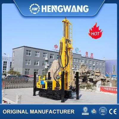 Crawler Type Pneumatic Water Well Drilling Rig 300 Meter Water Well Drilling Rig for Sale