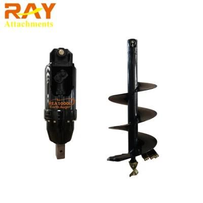 Auger Drive Unit Earth Drill Hydraulic Earth Auger for 4-7 Tons Excavator