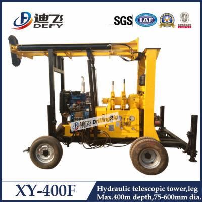 Portable Rock Hydraulic Rotary Drilling Rig