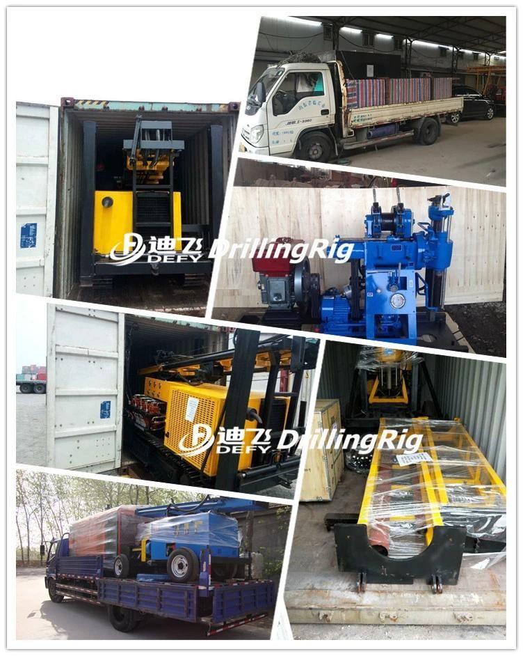 Crawler Trailer Hydraulic Borehole Core Drill Water Well Drilling Machine with Factory Price
