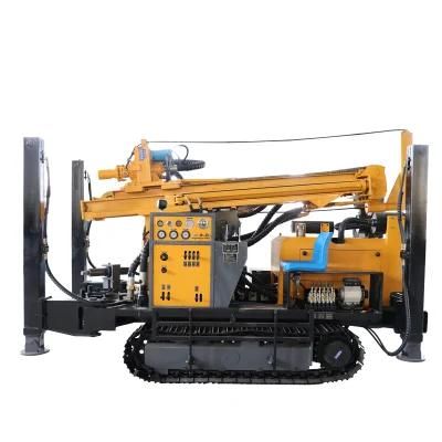 Steel Crawler Mounted 200m Portable Water Well Drilling Rig