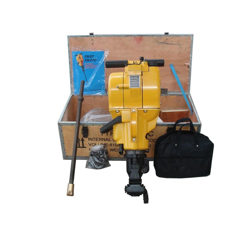 Open-Pit Gold Mine Petrol Engine Rock Drill Machine Yn27c