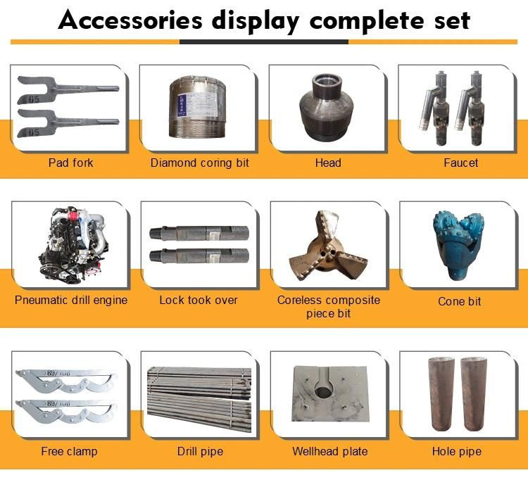 Spt Test Equipment for Sale in Test Equipment 130m Mining Diamond Core Drilling Machine Rig