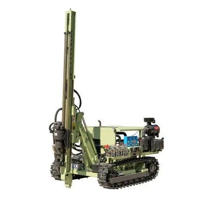 Gold Mine Exploration DTH Drilling Rig with Rotary Head for Rock Blasting