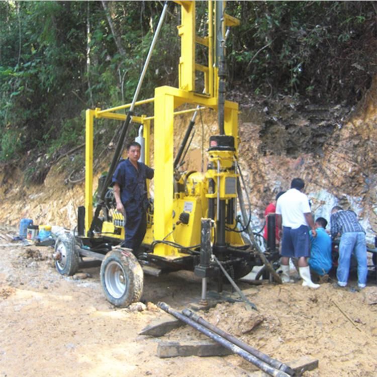 Diamond Bits Portable Water Well Drilling Rig Borehole Drilling Machine