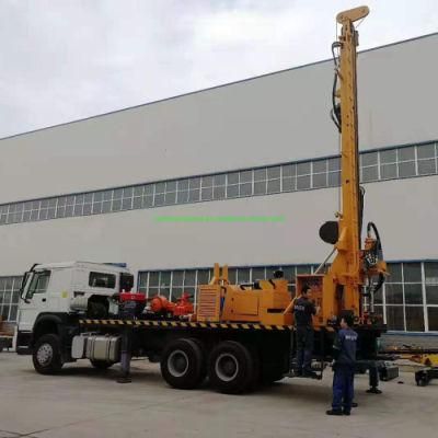 600m Truck Mounted Full Hydraulic DTH Borehole Water Well Drilling Rig