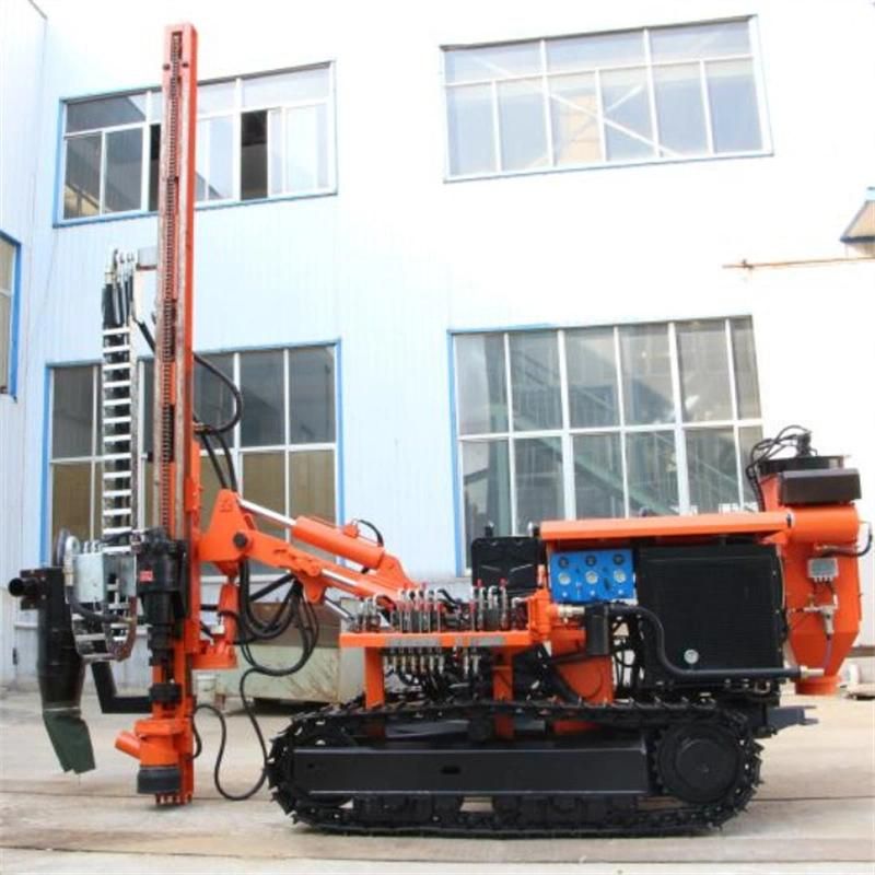 Portable Ground Air Hydraulic Crawler Mining Borehole Drilling Rig Machine