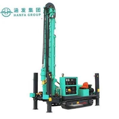 Hfx500 400mm Diesel Crawler Type Portable Borehole Engineering Drill Underground Rotary Water Well Drilling Rig