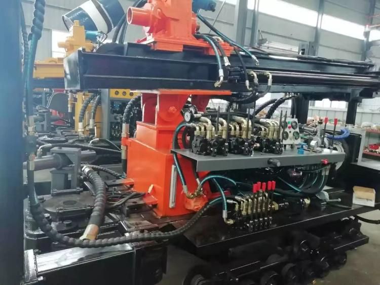 Crawler Pneumatic Use Air Compressor Borewell Water Well Drilling Rig