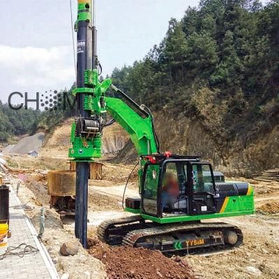 Excavator Bore Pile Auger Foundation Drilling Rig