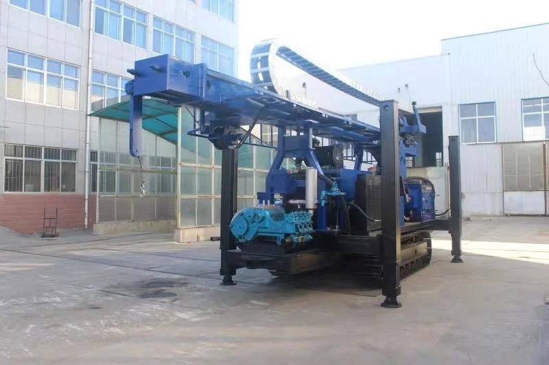 Big Torque High Efficiency 400m 450m 500m Deep Water Well Drilling Rig Sly650
