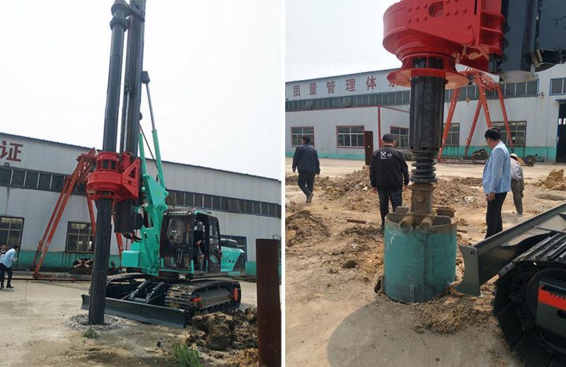 Hf30+ Depth 30m Hydraulic Mine Rotary Pile Driver Drilling Rigs Construction Drill Machinery