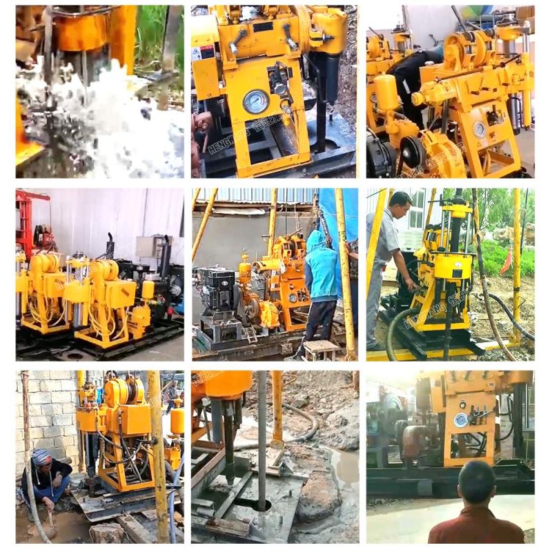 China Sell Drill Mast 6.5m Light Weight Underground Hydraulic Drilling Rig Matching Engine Power 13.2kw Cheapest Water Well Drilling Rig