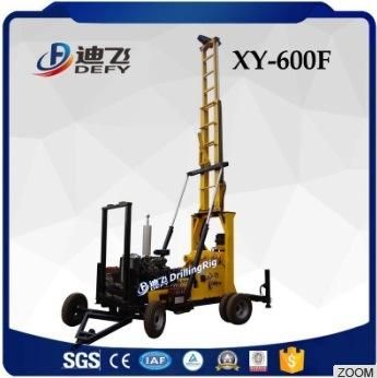 2022 Hot Sale Xy-600f Diesel Engine Small Portable Diesel Water Well Drilling
