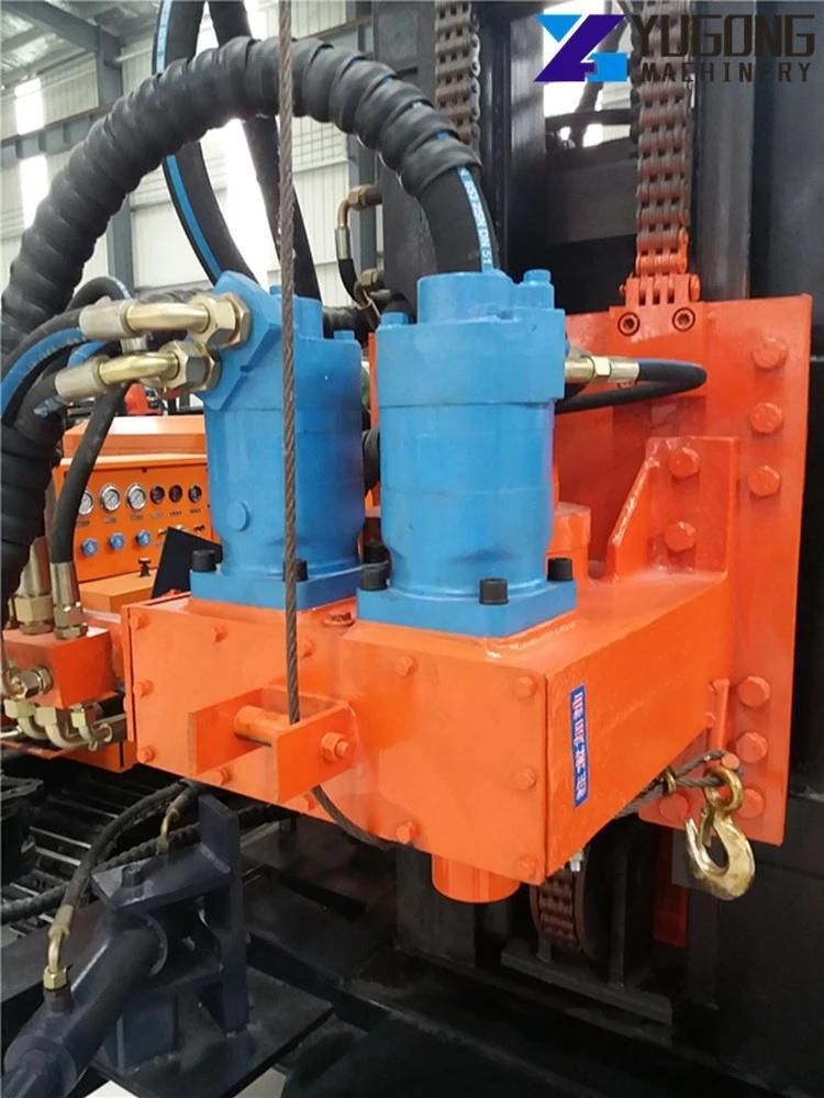 Crawler Pneumatic Use Air Compressor Borewell Water Well Drilling Rig