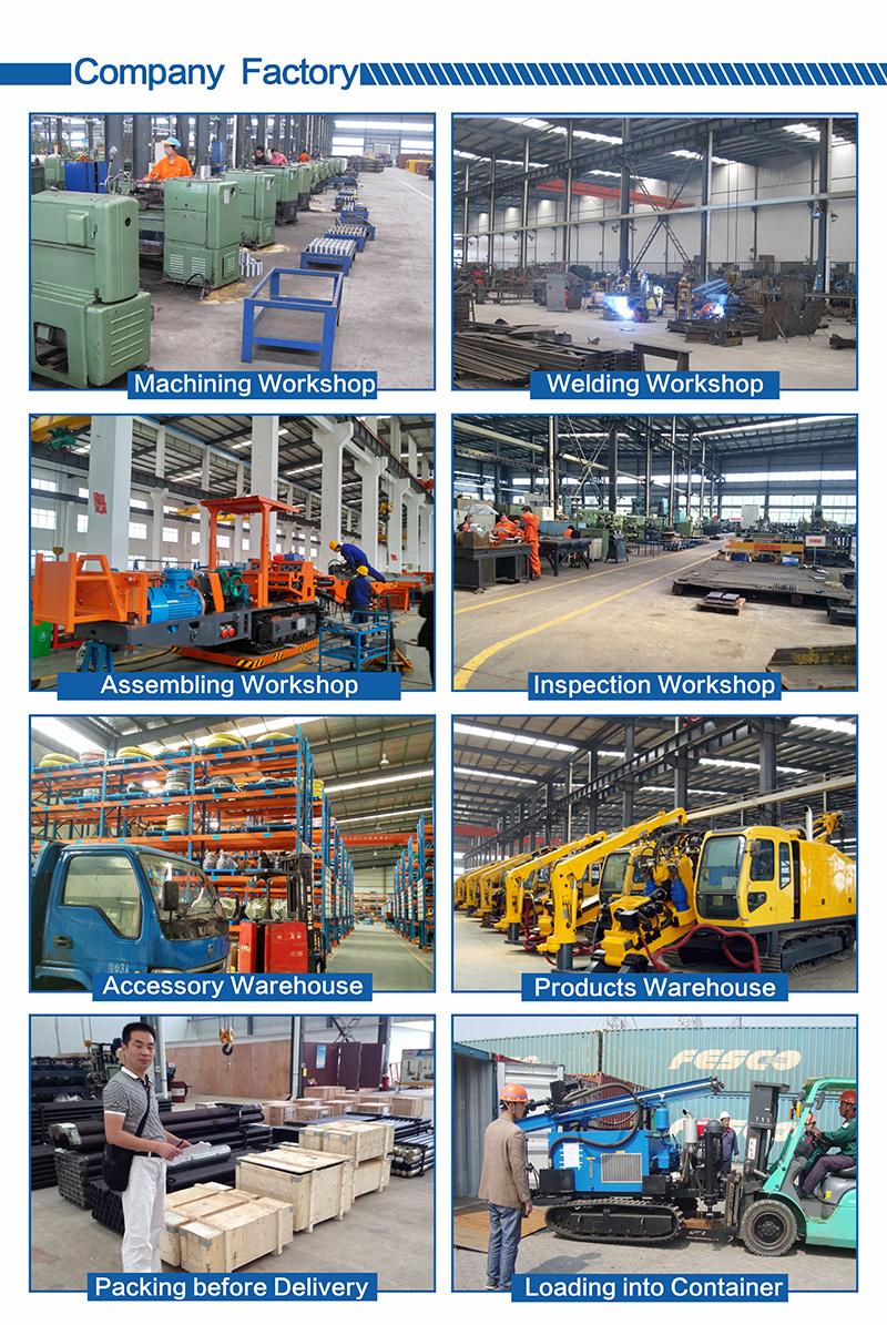 Track Mounted Type Hard Rock DTH Drilling Machine for Sale