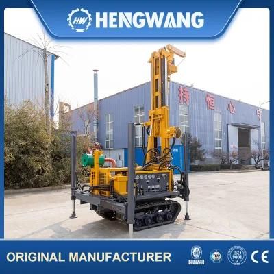 Strong off-Road Performance 160m Hydraulic Water Well Drilling Rig Pneumatic Crawler Drilling Rig