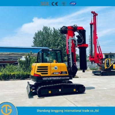 Crawler Mounted Hydraulic Soil Hydraulic DTH Drill Piling Bored Piling Rotary Drilling Rig