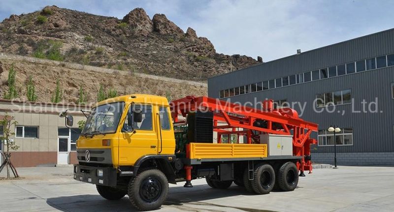 300m Depth Truck Mounted Reverse Circulation Drilling Rig for Water Well Drill Machinery 120kw Rated Power