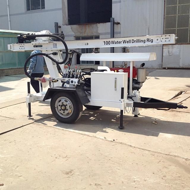 Dminingwell MW100 Portable Wheels Type Water Well Drilling Rig for Sale