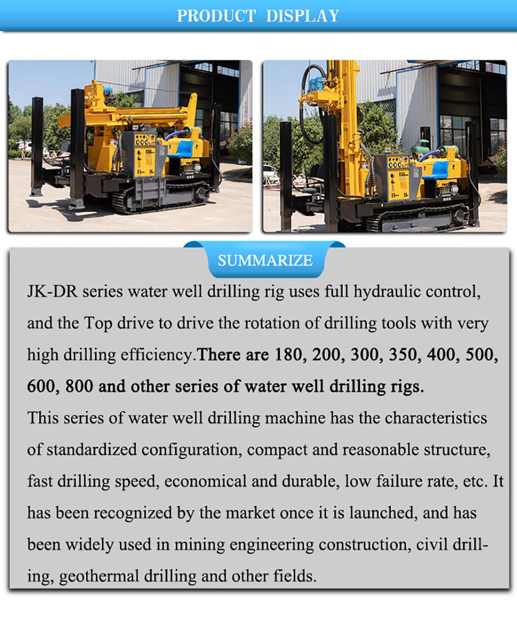 Top Quality Portable Deep Water Well Drilling Rig