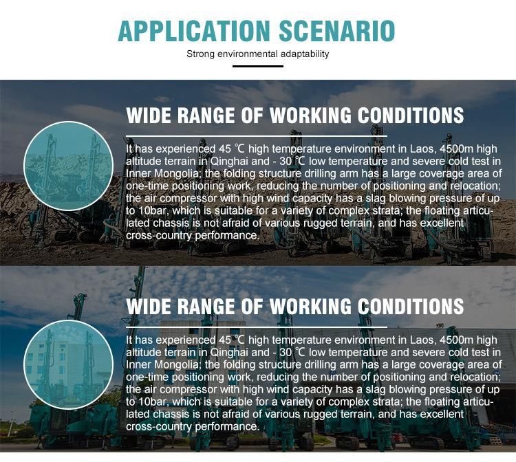 Sunward Swdb120b Heavy Down-The-Hole Drilling Rig Machine with Best Design